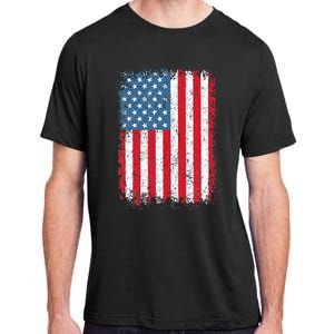 Usa Patriotic American Flag Us Adult ChromaSoft Performance T-Shirt