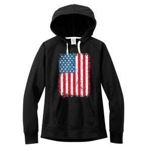 Usa Patriotic American Flag Us Women's Fleece Hoodie