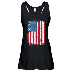 Usa Patriotic American Flag Us Ladies Essential Flowy Tank