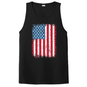 Usa Patriotic American Flag Us PosiCharge Competitor Tank