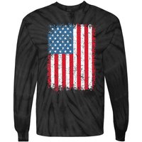 Usa Patriotic American Flag Us Tie-Dye Long Sleeve Shirt