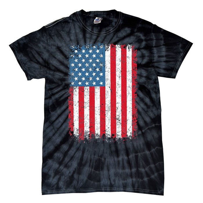 Usa Patriotic American Flag Us Tie-Dye T-Shirt