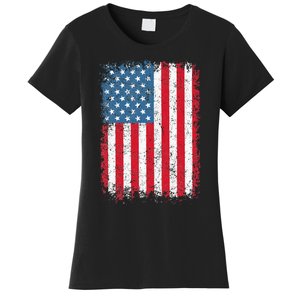 Usa Patriotic American Flag Us Women's T-Shirt