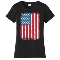 Usa Patriotic American Flag Us Women's T-Shirt