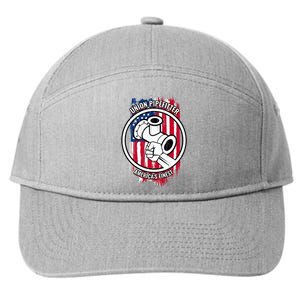 Union Pipefitter American Gifts For Pipefitters 7-Panel Snapback Hat