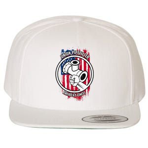 Union Pipefitter American Gifts For Pipefitters Wool Snapback Cap