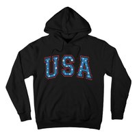 USA Patriotic American Flag 4th Of July Hoodie