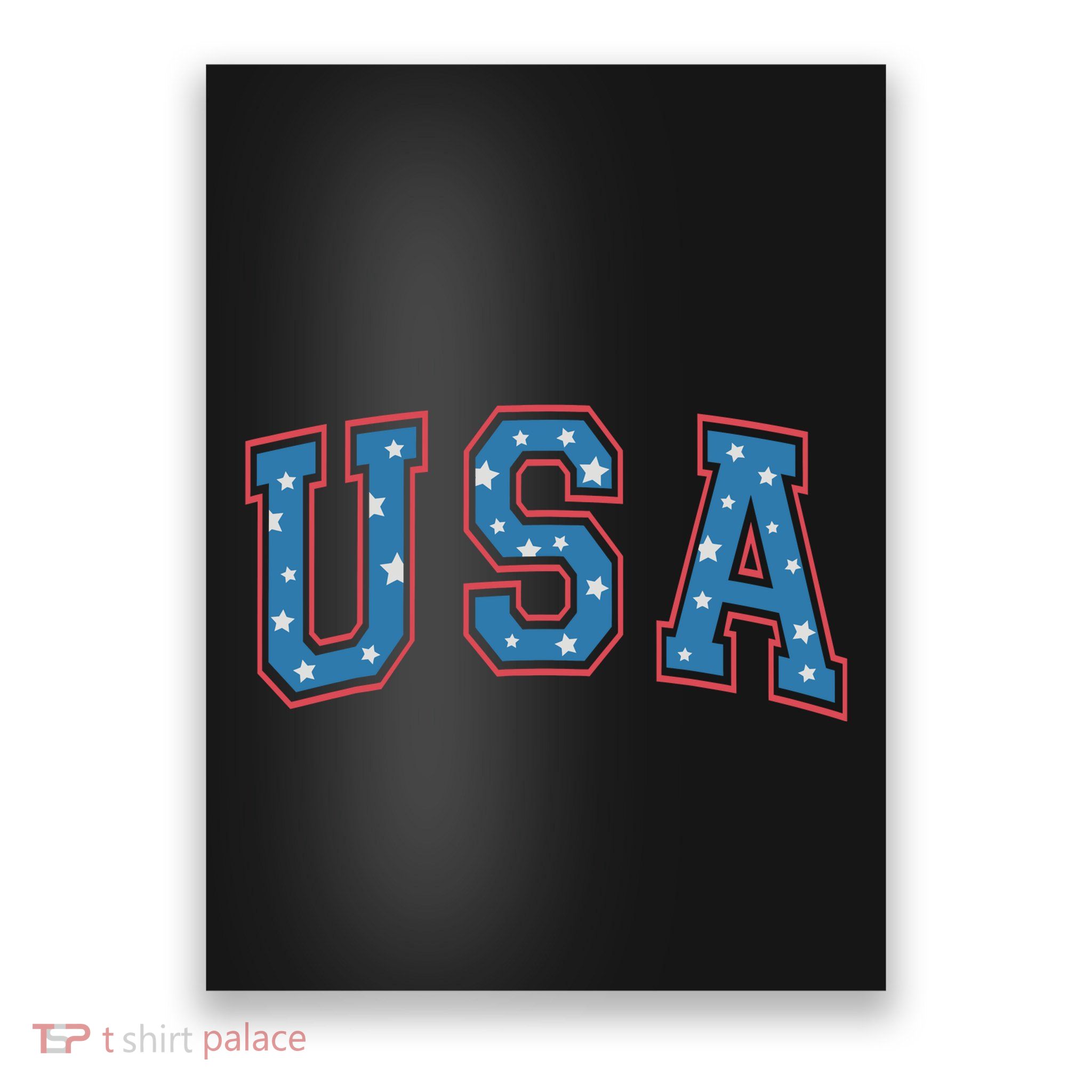 USA Patriotic American Flag 4th Of July Poster