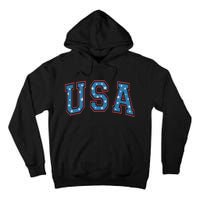 USA Patriotic American Flag 4th Of July Tall Hoodie