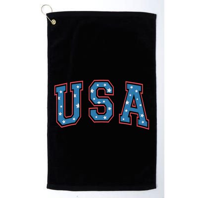 USA Patriotic American Flag 4th Of July Golf Towel