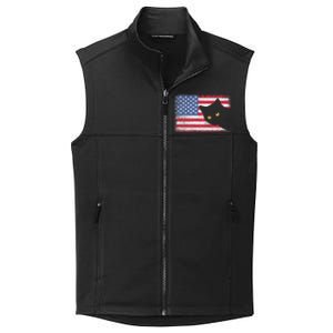 Usa Patriotic American Flag Us Cat Collective Smooth Fleece Vest