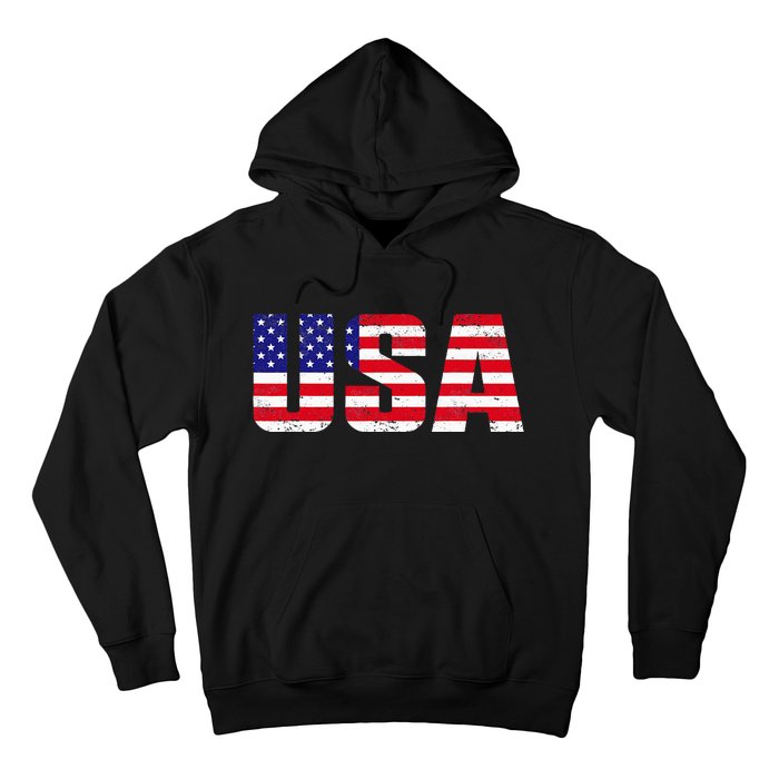 Usa Patriotic American Flag Hoodie