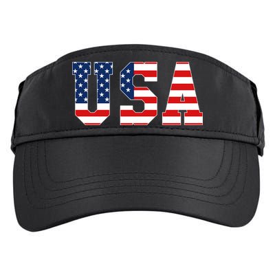 USA Patriotic American Flag Hoodie Red White Blue Adult Drive Performance Visor