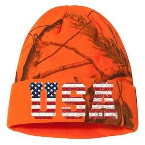 Usa Patriotic American Flag Kati Licensed 12" Camo Beanie