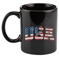 Usa Patriotic American Flag 4th Of July 11oz C Handle Ceramic Mug