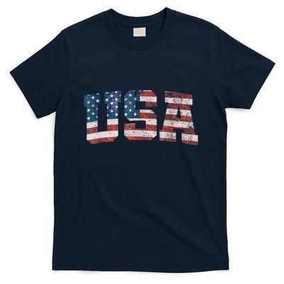 Usa Patriotic American Flag 4th Of July T-Shirt