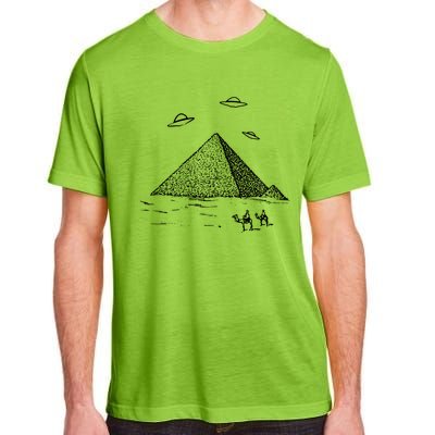 Ufo Pyramid Alien Cool Adult ChromaSoft Performance T-Shirt