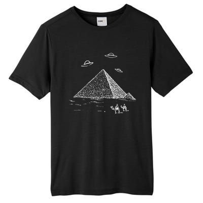 Ufo Pyramid Alien Cool Tall Fusion ChromaSoft Performance T-Shirt