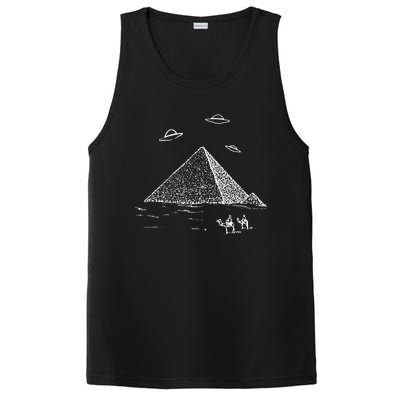 Ufo Pyramid Alien Cool PosiCharge Competitor Tank