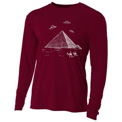 Ufo Pyramid Alien Cool Cooling Performance Long Sleeve Crew