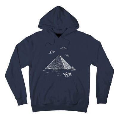 Ufo Pyramid Alien Cool Tall Hoodie