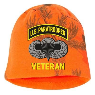 Us Paratrooper Airborne Division Army Veteran Cool Gift Kati - Camo Knit Beanie