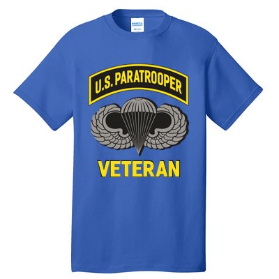 Us Paratrooper Airborne Division Army Veteran Cool Gift Tall T-Shirt