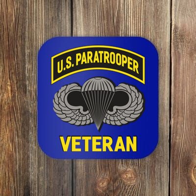 Us Paratrooper Airborne Division Army Veteran Cool Gift Coaster