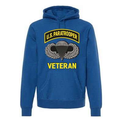 Us Paratrooper Airborne Division Army Veteran Cool Gift Premium Hoodie