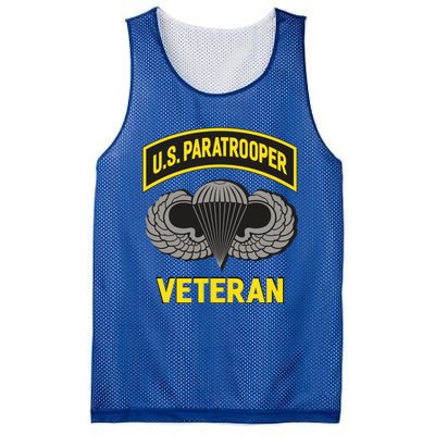 Us Paratrooper Airborne Division Army Veteran Cool Gift Mesh Reversible Basketball Jersey Tank