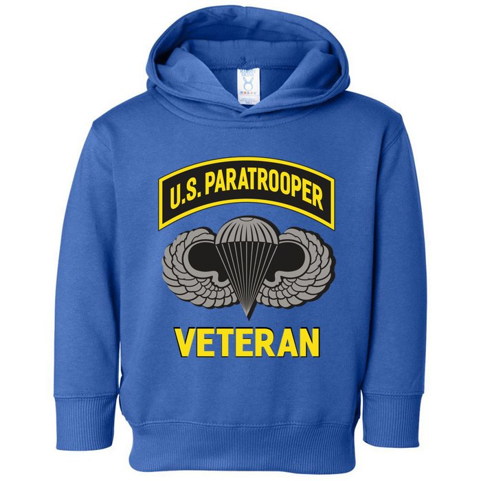 Us Paratrooper Airborne Division Army Veteran Cool Gift Toddler Hoodie