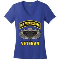 Us Paratrooper Airborne Division Army Veteran Cool Gift Women's V-Neck T-Shirt