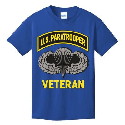 Us Paratrooper Airborne Division Army Veteran Cool Gift Kids T-Shirt