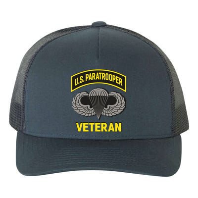 Us Paratrooper Airborne Division Army Veteran Cool Gift Yupoong Adult 5-Panel Trucker Hat