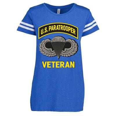 Us Paratrooper Airborne Division Army Veteran Cool Gift Enza Ladies Jersey Football T-Shirt