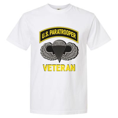 Us Paratrooper Airborne Division Army Veteran Cool Gift Garment-Dyed Heavyweight T-Shirt