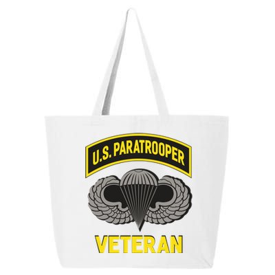 Us Paratrooper Airborne Division Army Veteran Cool Gift 25L Jumbo Tote