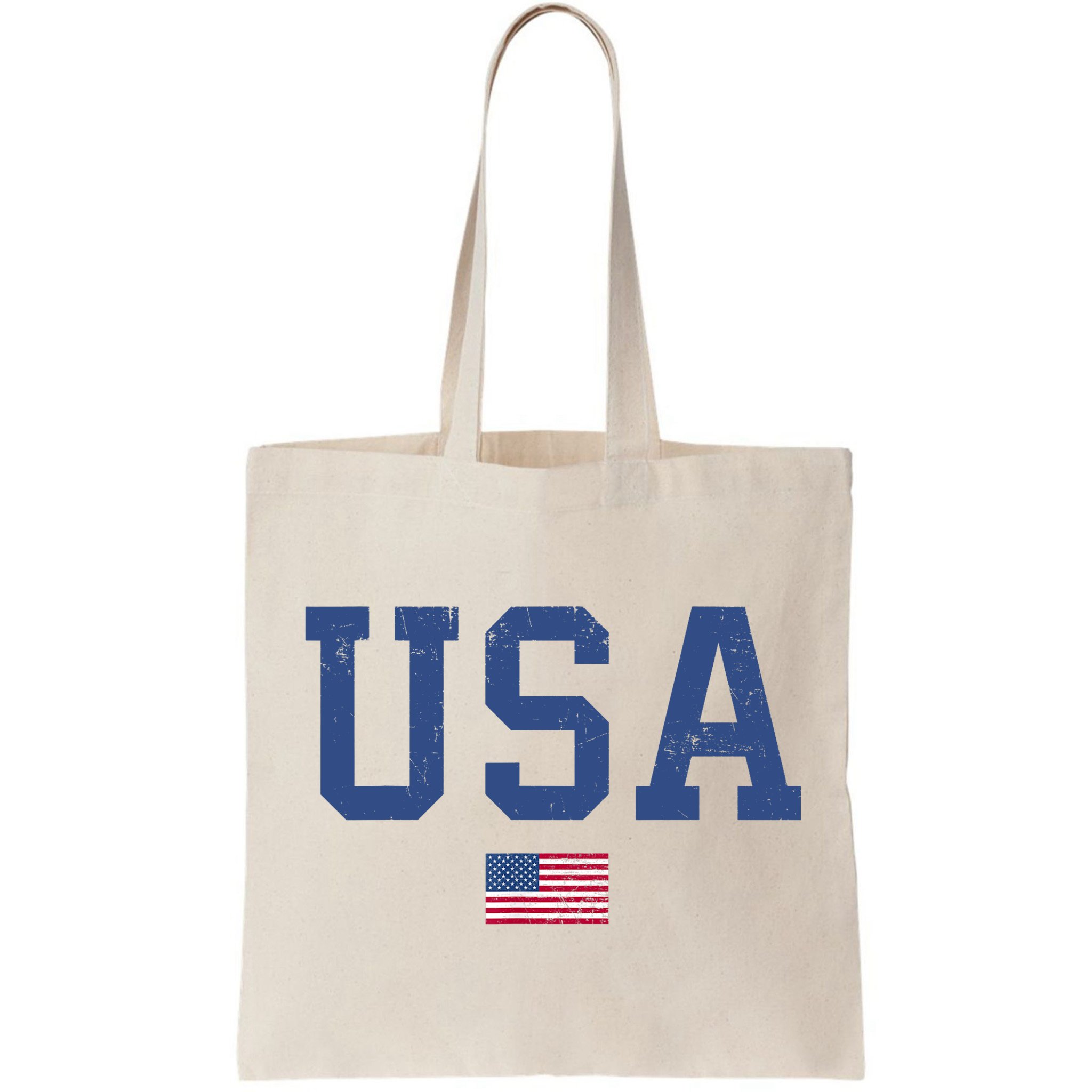 USA Patriotic American Flag Distressed Bag