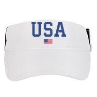 USA Patriotic American Flag Distressed Adult Drive Performance Visor