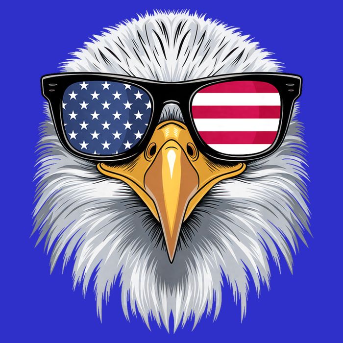 Usa Patriotic American Flag Bald Eagle Sunglasses July 4th Tank Top