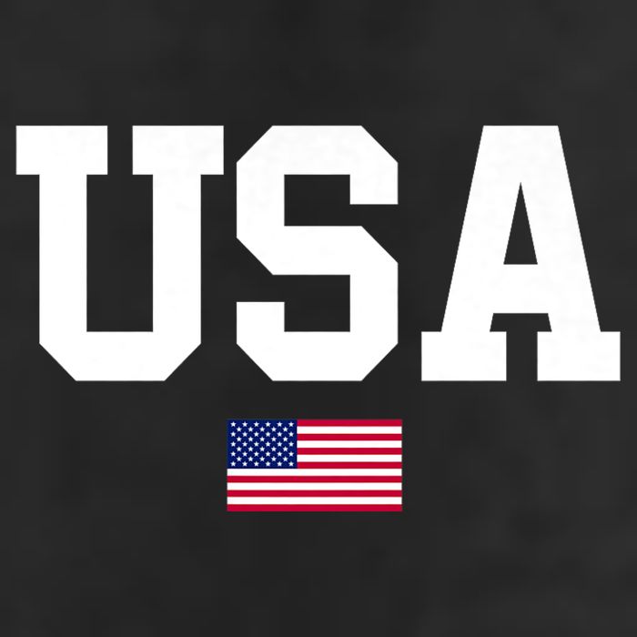 Usa Patriotic American Flag 4th Of July Usa American Flag 7 Panel Mesh Trucker Snapback Hat