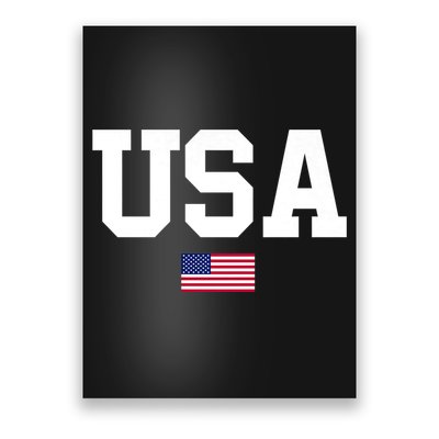 Usa Patriotic American Flag 4th Of July Usa American Flag Poster