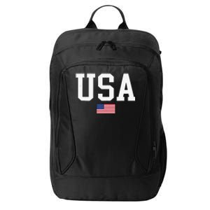 Usa Patriotic American Flag For Us City Backpack