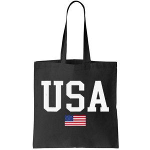 Usa Patriotic American Flag For Us Tote Bag