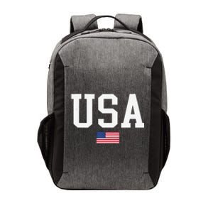 Usa Patriotic American Flag For Us Vector Backpack