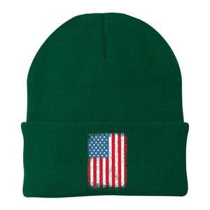 Usa Patriotic American Flag Knit Cap Winter Beanie