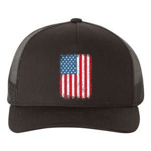 Usa Patriotic American Flag Yupoong Adult 5-Panel Trucker Hat