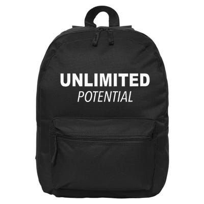 Unlimited Potential Be The Best You Can Inspired Motivation 16 in Basic Backpack