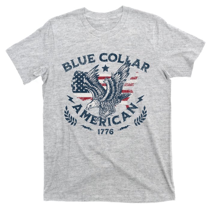 Usa Patriotic Blue Collar American Working Man T-Shirt