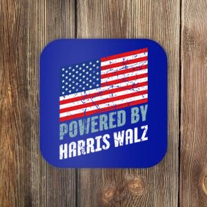 Usa Powered By Harris Walz Flag Of United States Of America Gift Coaster